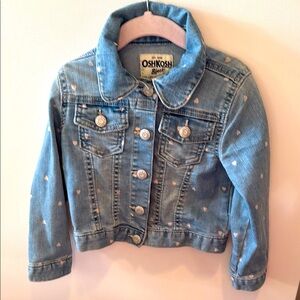 Osh Kosh B’Gosh Jean Jacket with Hearts